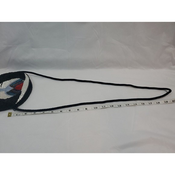 Beaded Evening Bag Purse Elephant Design Excellent Condition - Picture 6 of 8